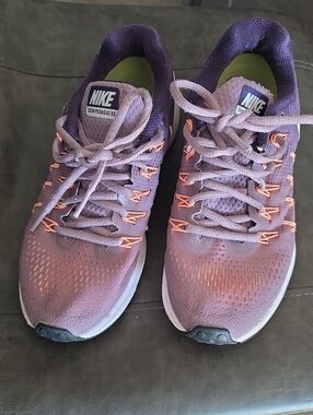 Nike Women’s Pegasus 33- Purple with Orange Accents